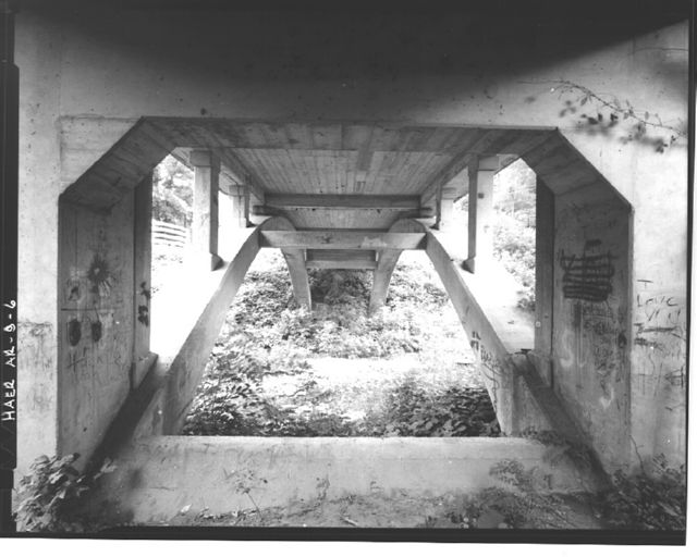 AR-9 View from underneath bridge, looking southeast